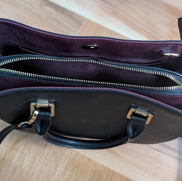 Aldo handbag satchel with crossover strap - Picture 7 of 8